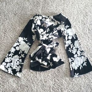 Kimono Wrap Top size 34 / US 3/4